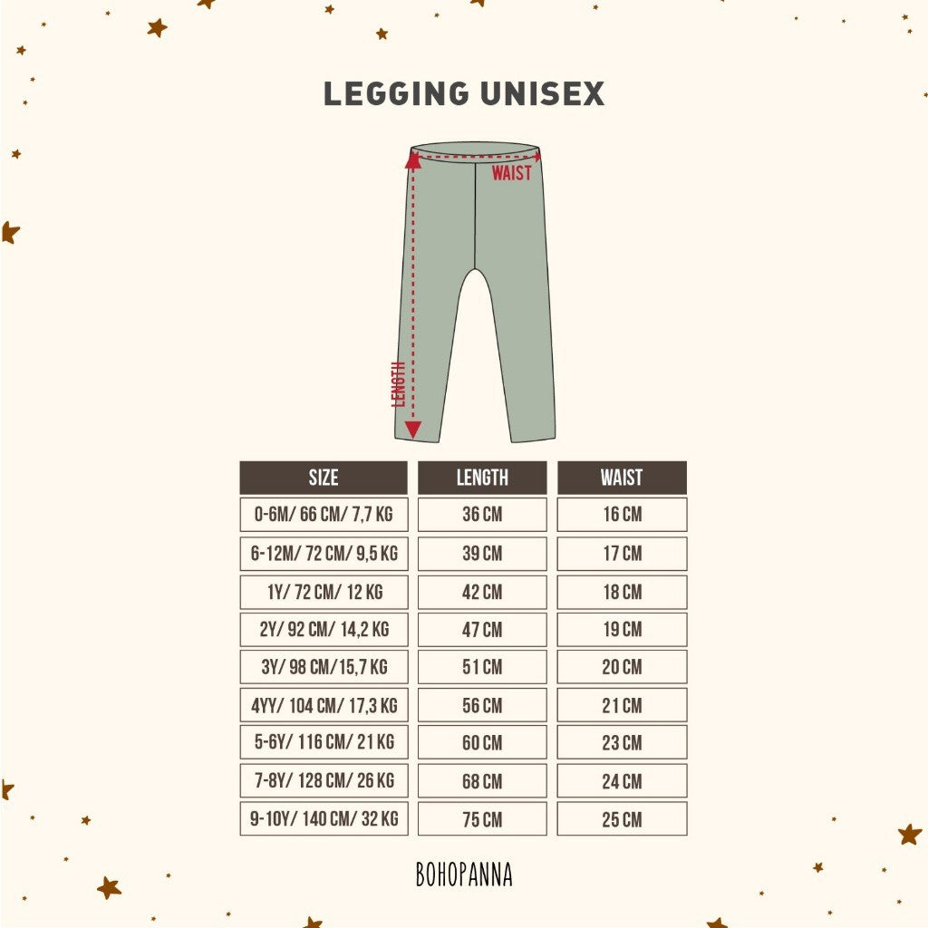 BOHOPANNA - LEGGING - Celana Panjang Anak - Celana Anak 2265
