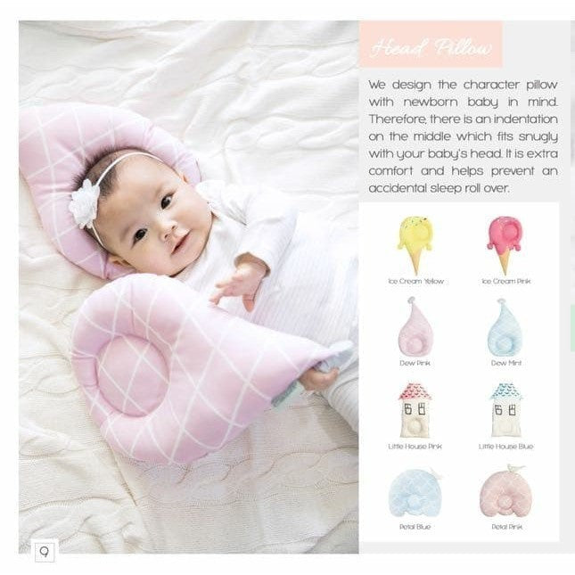 Cottonseeds Head Pillow Dew Bantal Anti Peang