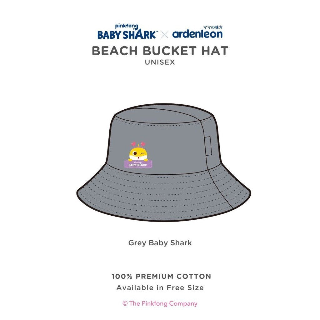 Ardenleon Topi Anak Pinkfong Baby Shark Bucket Hat