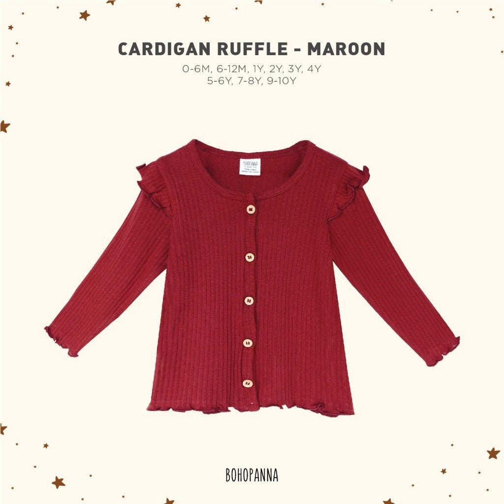 BOHOPANNA - CARDIGAN RUFFLE - Cardigan Anak