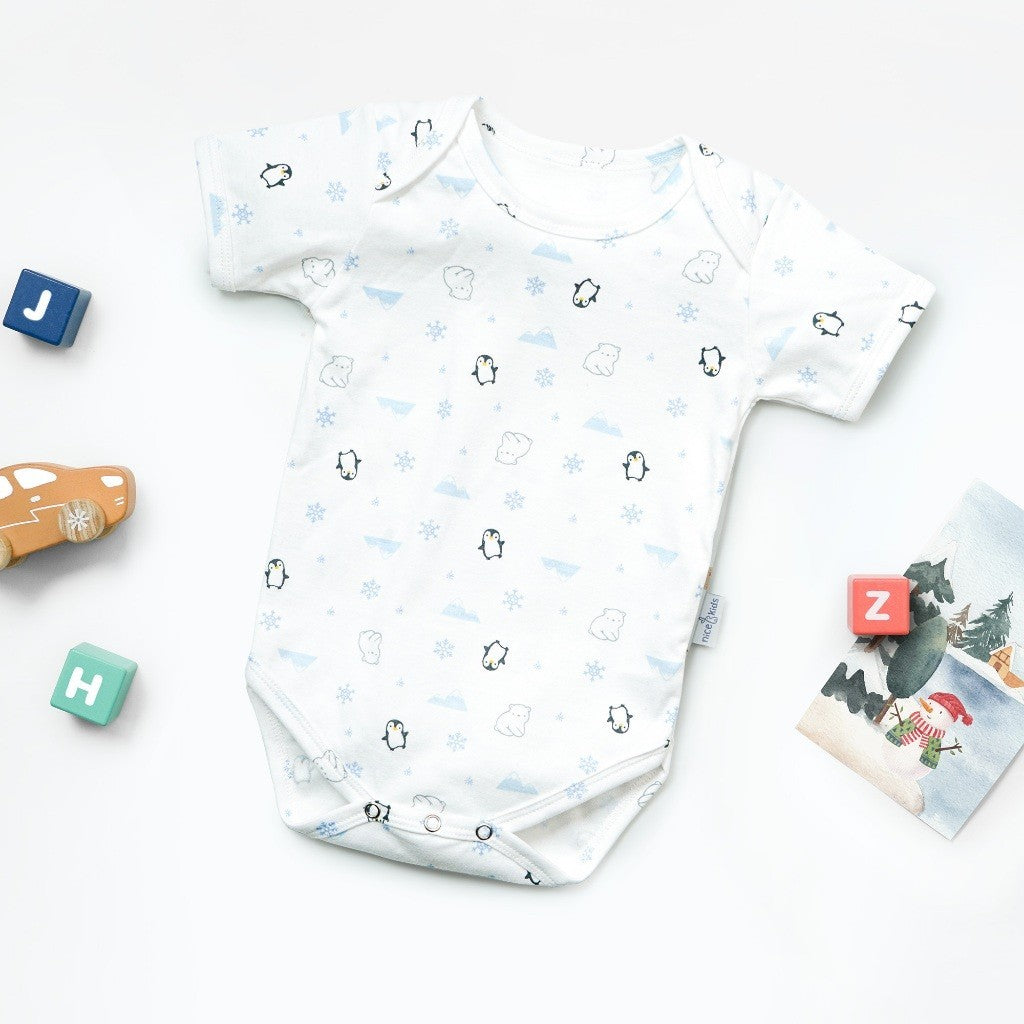 Nice Kids - ARCTIC COLLECTION Baby Bodysuit (Unisex Onesie 0-18 Bulan) Jumper Romper Baju Anak Bayi Newborn Pattern Motif