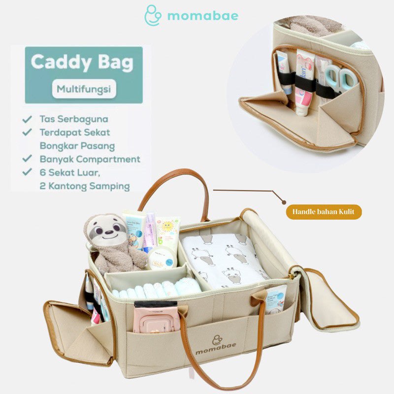 MOMABAE – Multipurpose Caddy Bag / Tas Bayi Multifungsi / Tas Perlengkapan Bayi