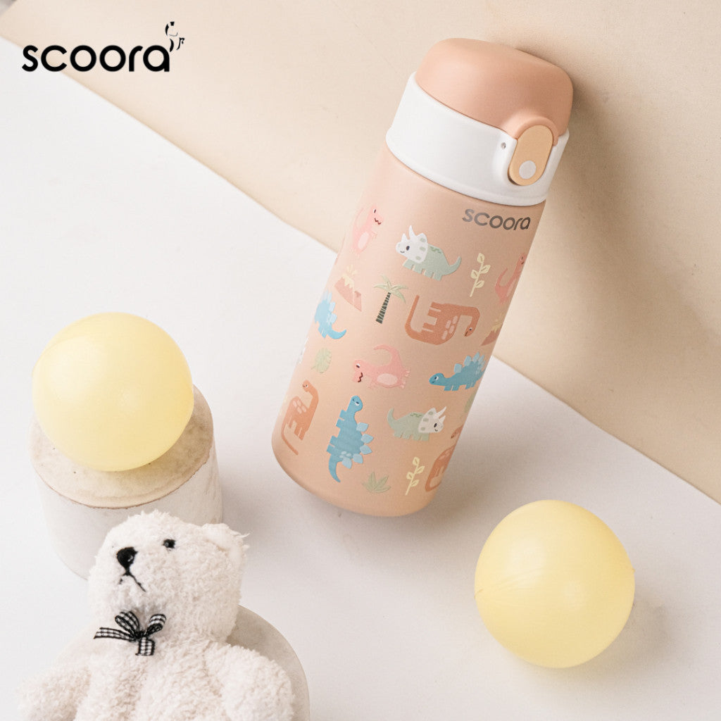 SCOORA Zoy Botol Minum Stainless Anak Dengan Sedotan Tumbler 480ml