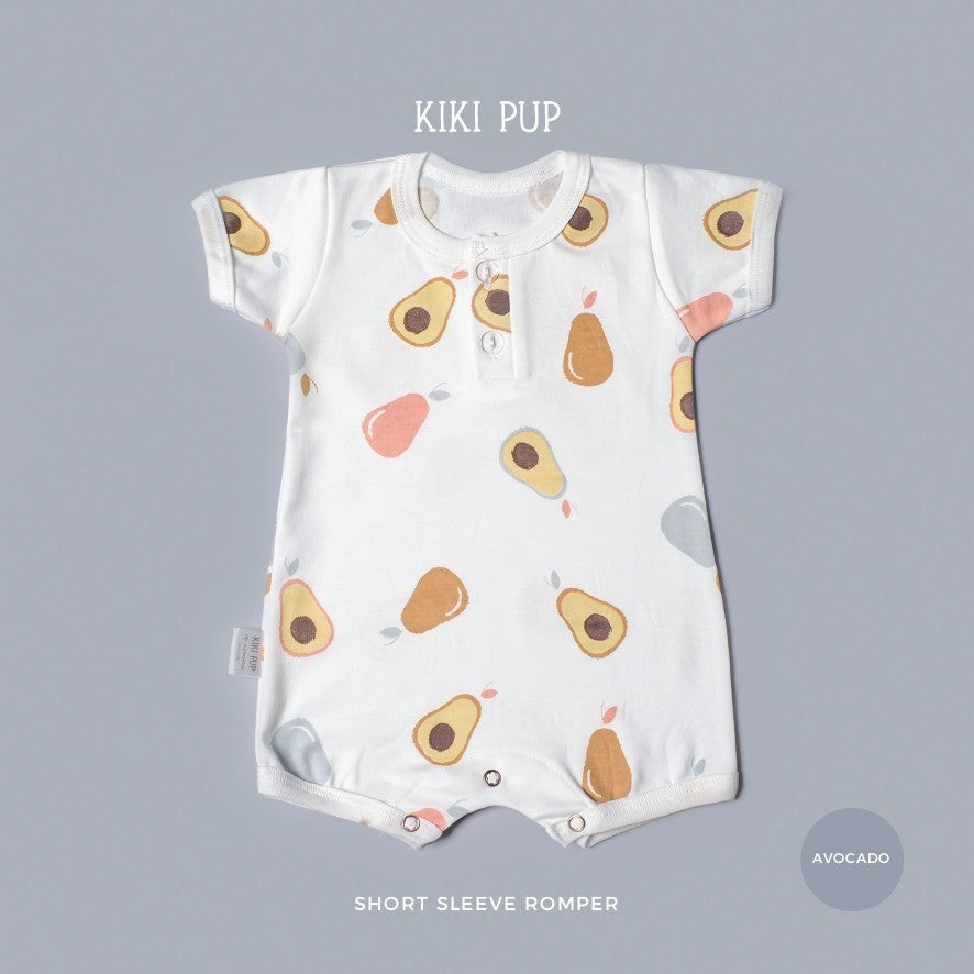 KIKI PUP - Short Sleeve Romper (Tropical Fruits) - Jumper/Onesies/Baju terusan bayi polos