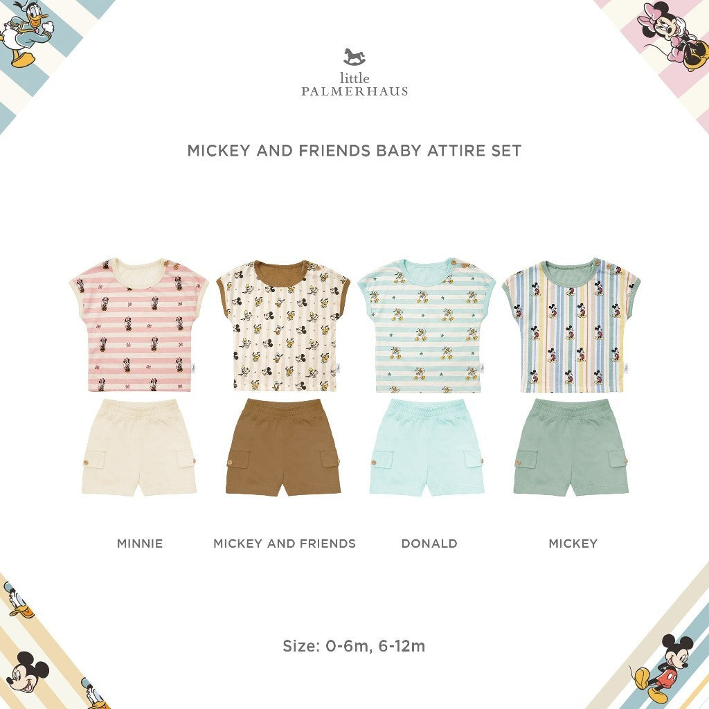 Little Palmerhaus - Mickey and Friends Baby Attire Set (Setelan Baju Bayi)