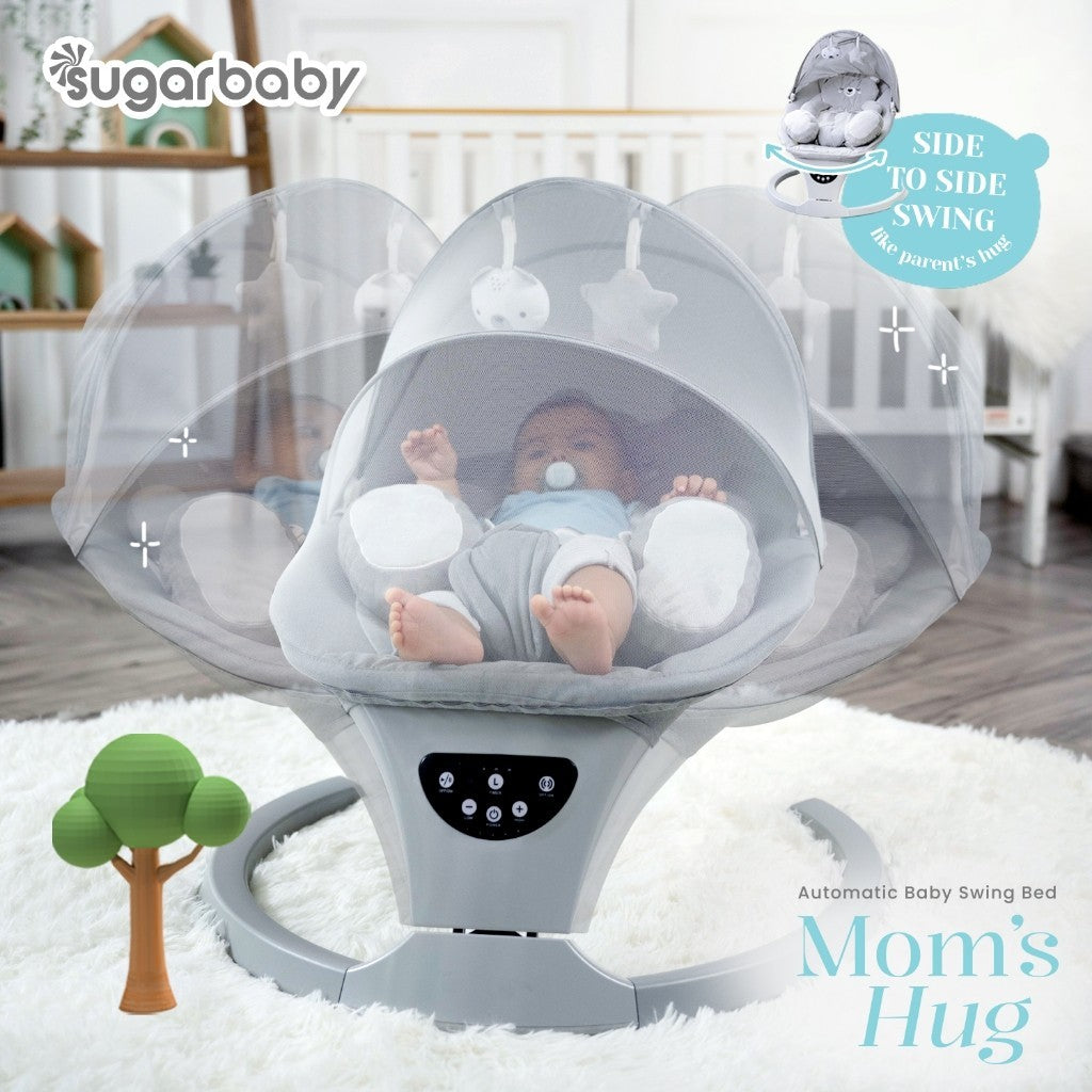 Sugar Baby Moms Hug Automatic Baby Swing Bed/ Ayunan Bayi/ Bouncer Bayi