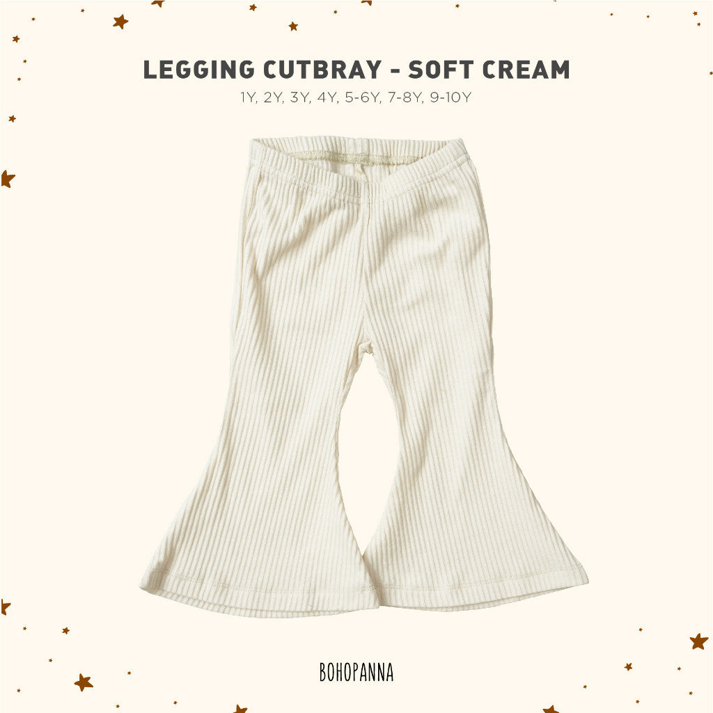 BOHOPANNA - CUTBRAY LEGGING PANTS - MONOCROM - LEGGING RIB - LEGGING - Celana Anak