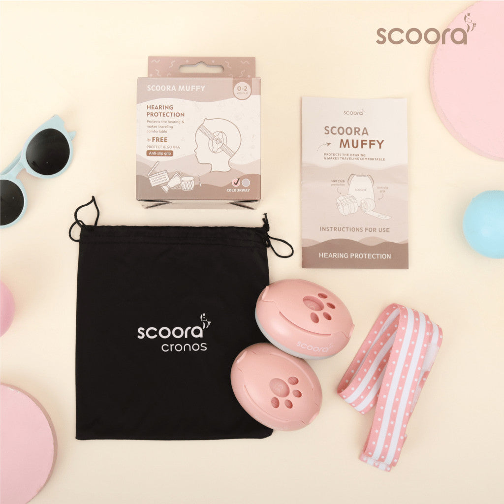 SCOORA Muffy Baby Earmuff Upto 24M Penutup Telinga Pelindung Bayi