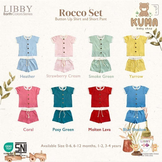 LIBBY Earth Stelan Rocco Set Pendek Celana Pendek Seri 2 (1stel/pack)