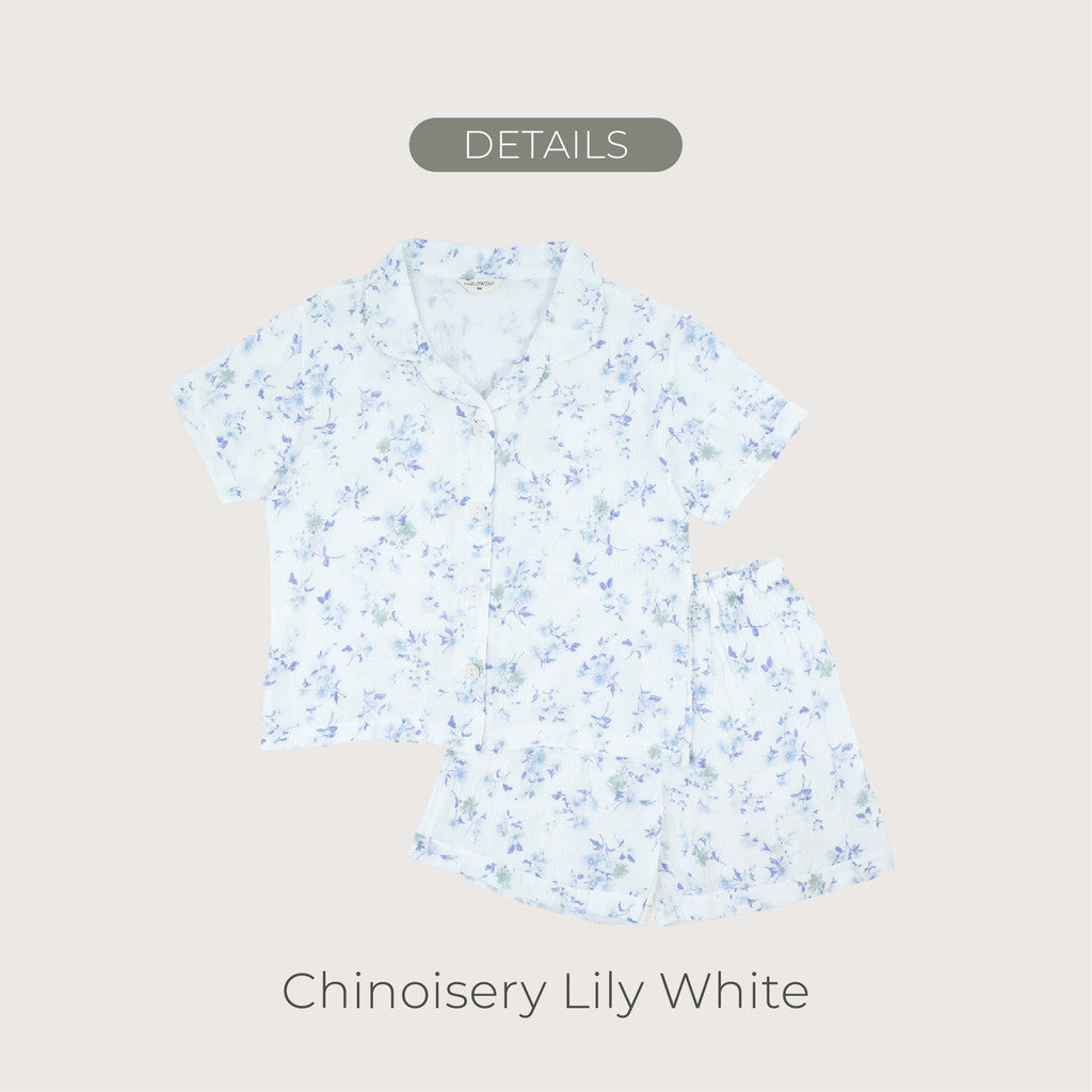Harlow Kids - NEW Cloud Pajamas for Twenager/ Pajamas Remaja Tweenager/ Pajamas Double Cotton Gauze/Pajamas Anak Perempuan Remaja Tweenager/ Baju Tidur anak Perempuan Remaja Tweenager/ Baju tidur Anak Remaja Tweenager korea