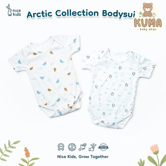Nice Kids - ARCTIC COLLECTION Baby Bodysuit (Unisex Onesie 0-18 Bulan) Jumper Romper Baju Anak Bayi Newborn Pattern Motif