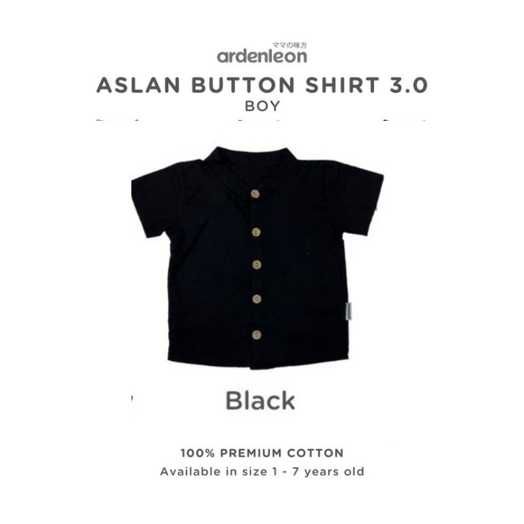 Ardenleon Kemeja Anak Laki Boy Aslan Button Shirt 3.0