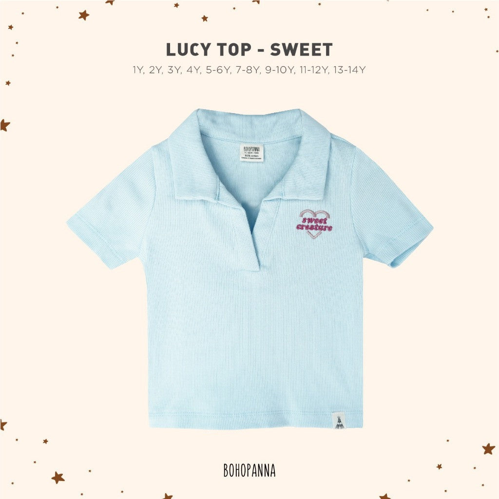 BOHOPANNA - LUCY TOP - Atasan Anak Perempuan - Atasan Polo