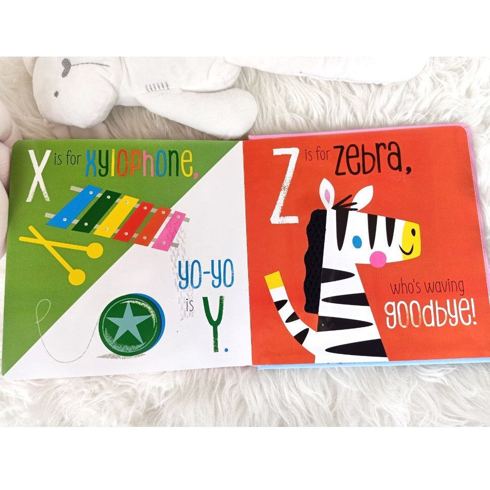[Make Believe] Busy Bees - U Is For Unicorn Board book (A Touch-and-Feel Alphabet Book!)