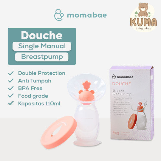 MOMABAE -  DOUCHE Silicone Breastpump Premium Pack Pompa ASI Silikon Ibu Menyusui