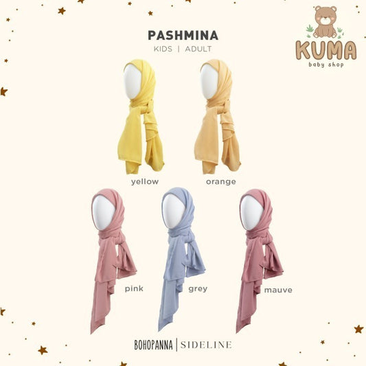 BOHOPANNA - BOHOPANNA X SIDELINE PASHMINA - JILBAB