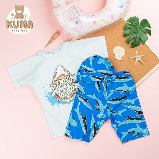 Baju Celana Renang Anak Hello Sun Swim Wear Snack Time