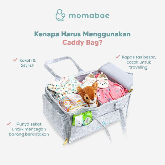 MOMABAE – Multipurpose Caddy Bag / Tas Bayi Multifungsi / Tas Perlengkapan Bayi
