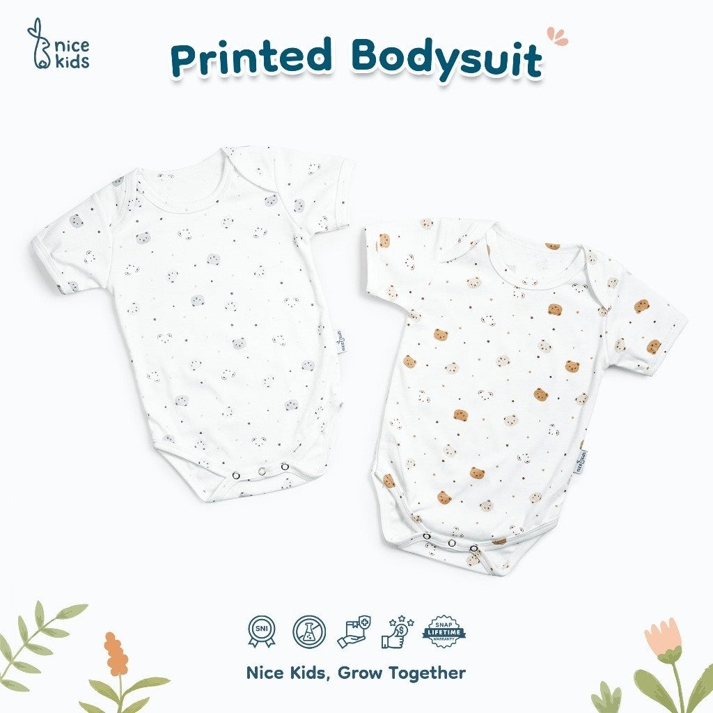 Nice Kids - ARCTIC COLLECTION Baby Bodysuit (Unisex Onesie 0-18 Bulan) Jumper Romper Baju Anak Bayi Newborn Pattern Motif