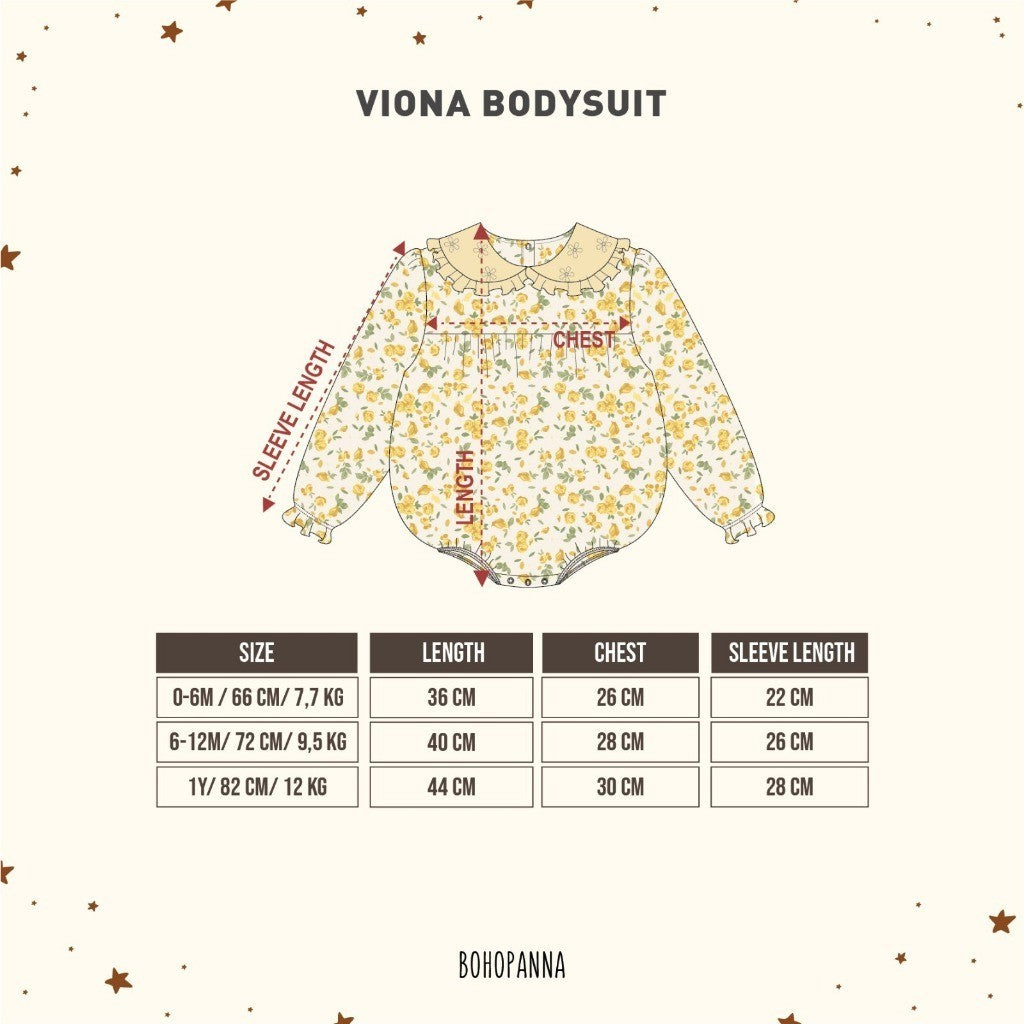 BOHOPANNA - VIONA BODYSUIT - Bodysuit Anak Baby