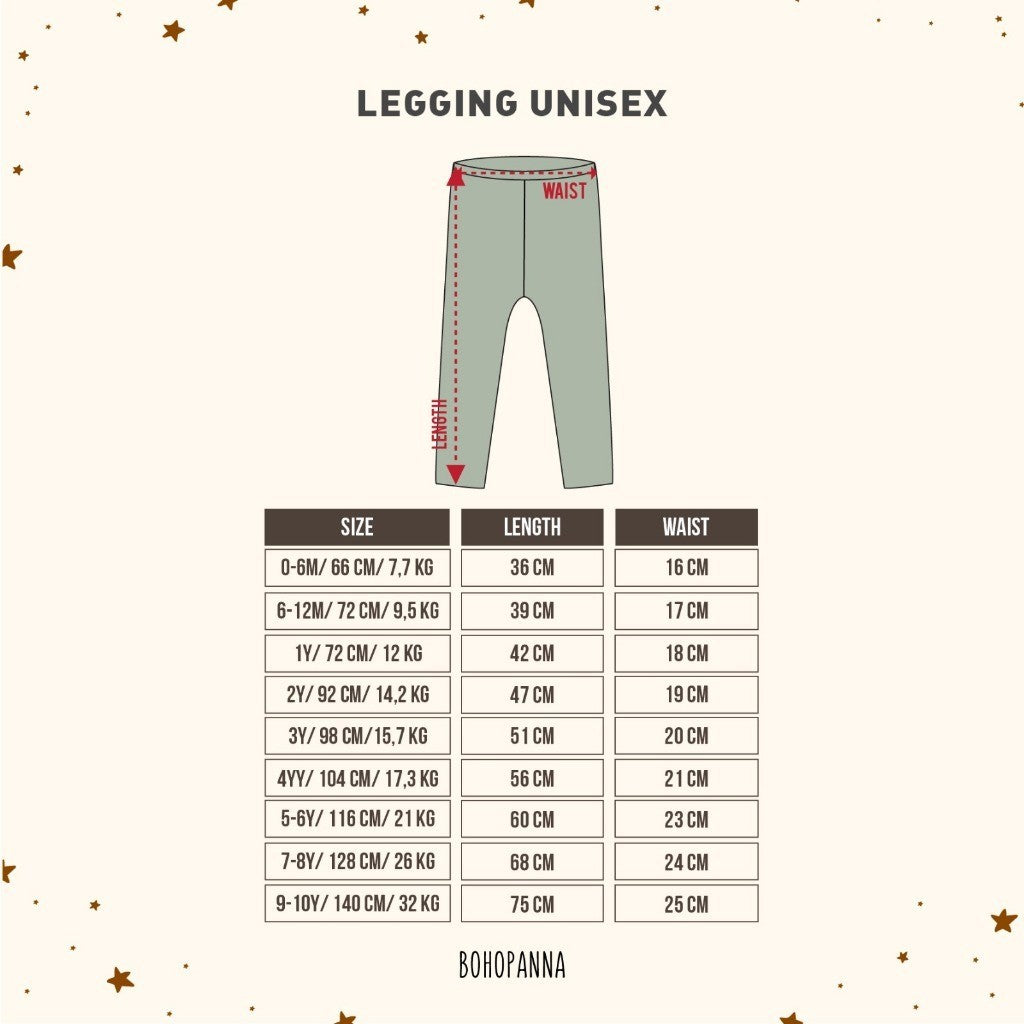 BOHOPANNA - LEGGING - Celana Panjang Anak - Celana Anak