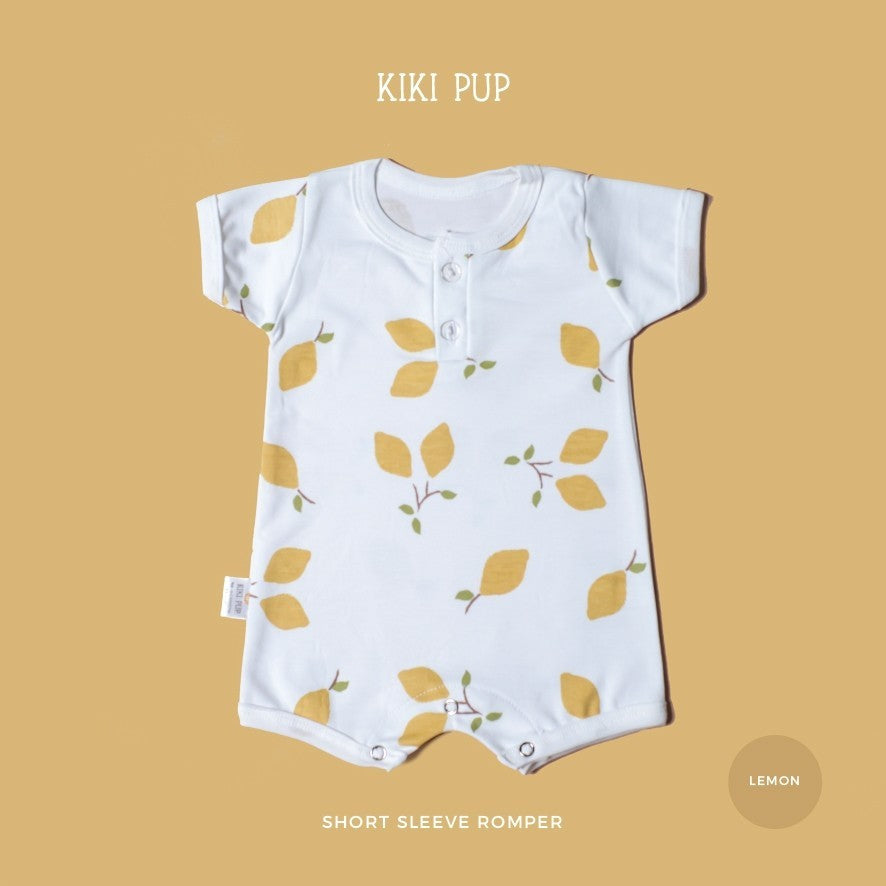 KIKI PUP - Short Sleeve Romper (Tropical Fruits) - Jumper/Onesies/Baju terusan bayi polos