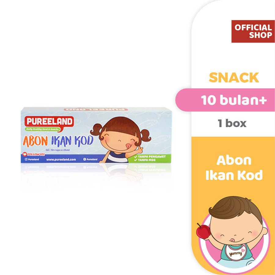 Pureeland Baby Floss / MPASI Bayi Organik / Makanan Bayi / Snack Bayi
