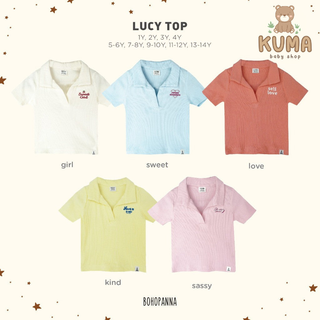 BOHOPANNA - LUCY TOP - Atasan Anak Perempuan - Atasan Polo