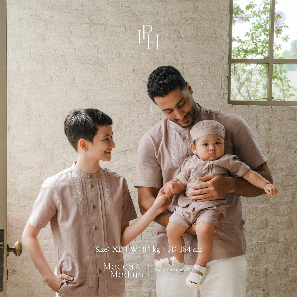 Little Palmerhaus - Baju Lebaran 2025 - Raka Dad Koko Shirt (Baju Koko Pria Dewasa)