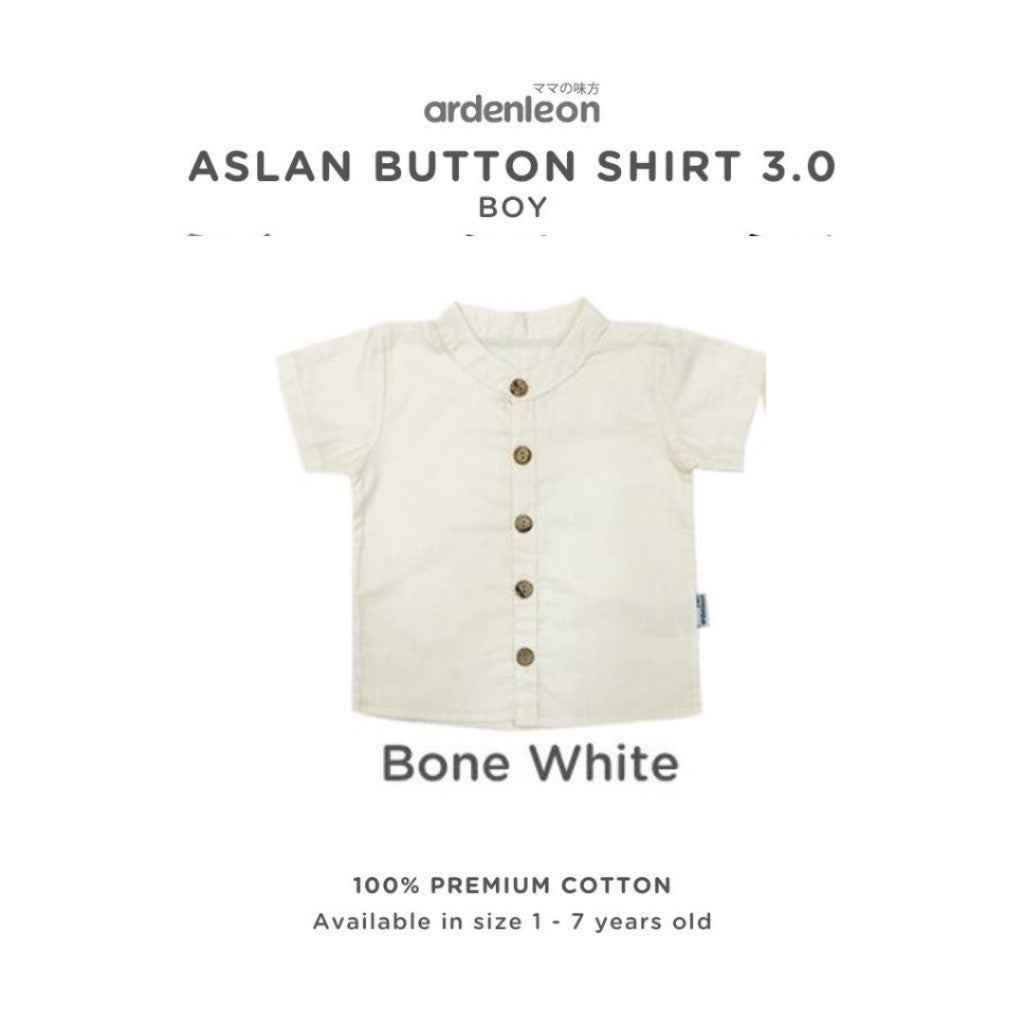 Ardenleon Kemeja Anak Laki Boy Aslan Button Shirt 3.0