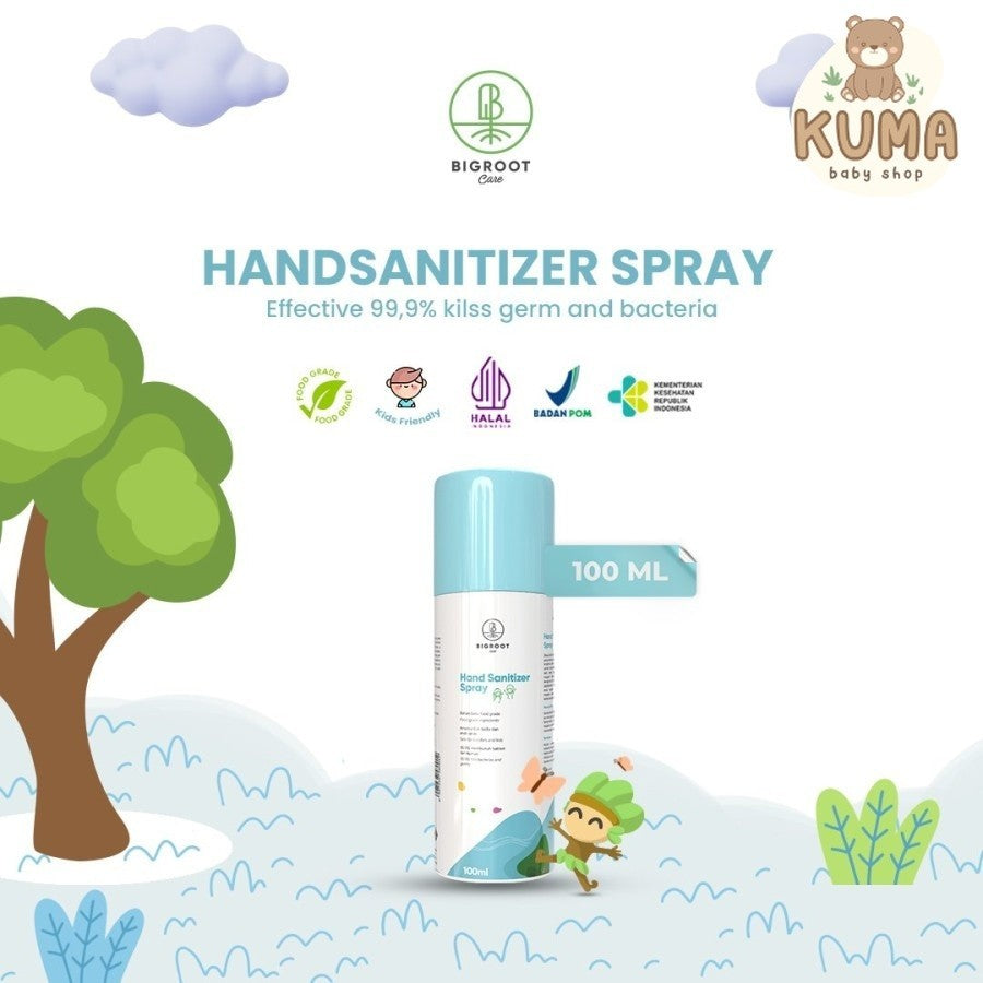 Bigroot Care Hand Sanitizer Spray 100ml Foodgrade dan Halal