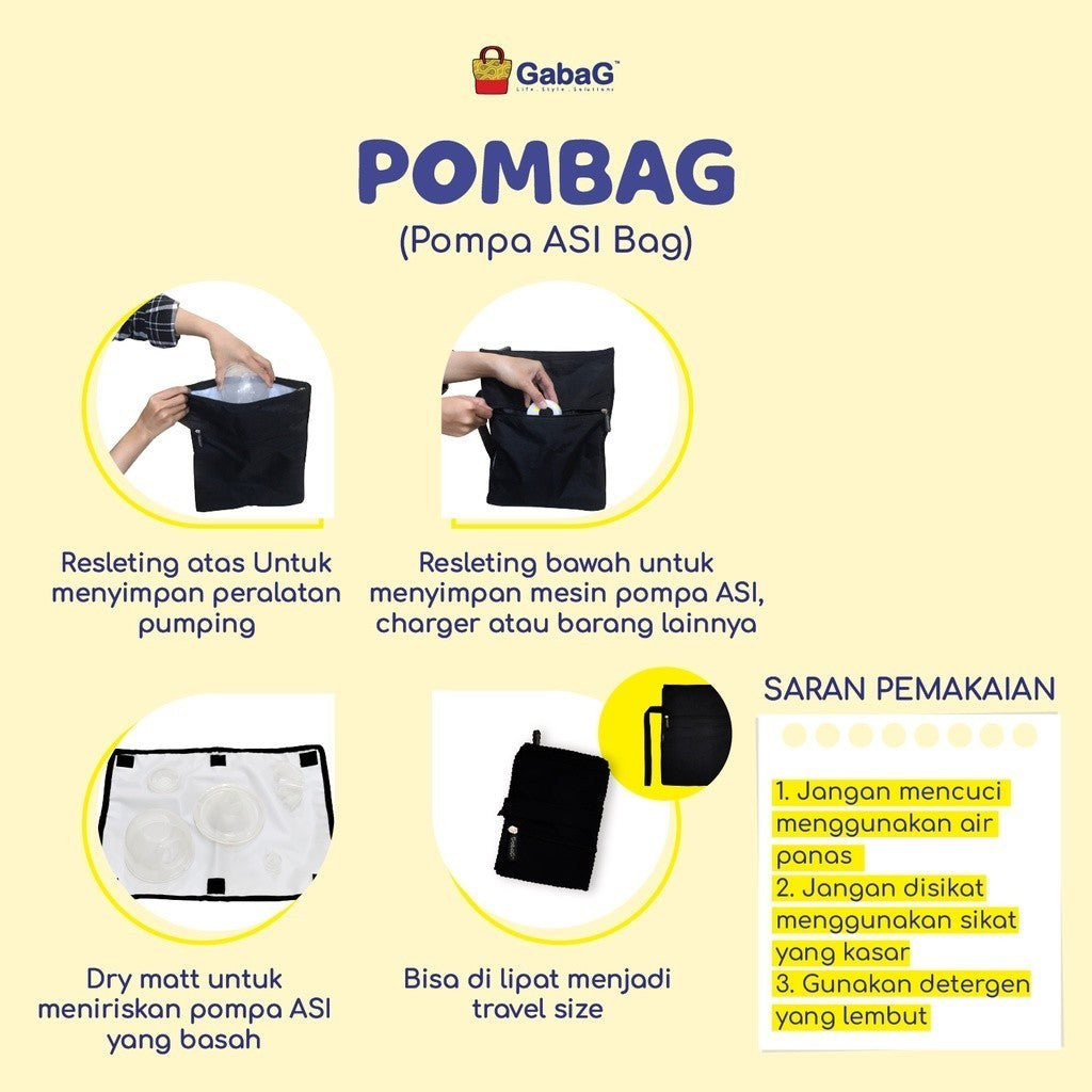 Gabag - Pombag - Bag Penyimpanan Sparepart Breastpump