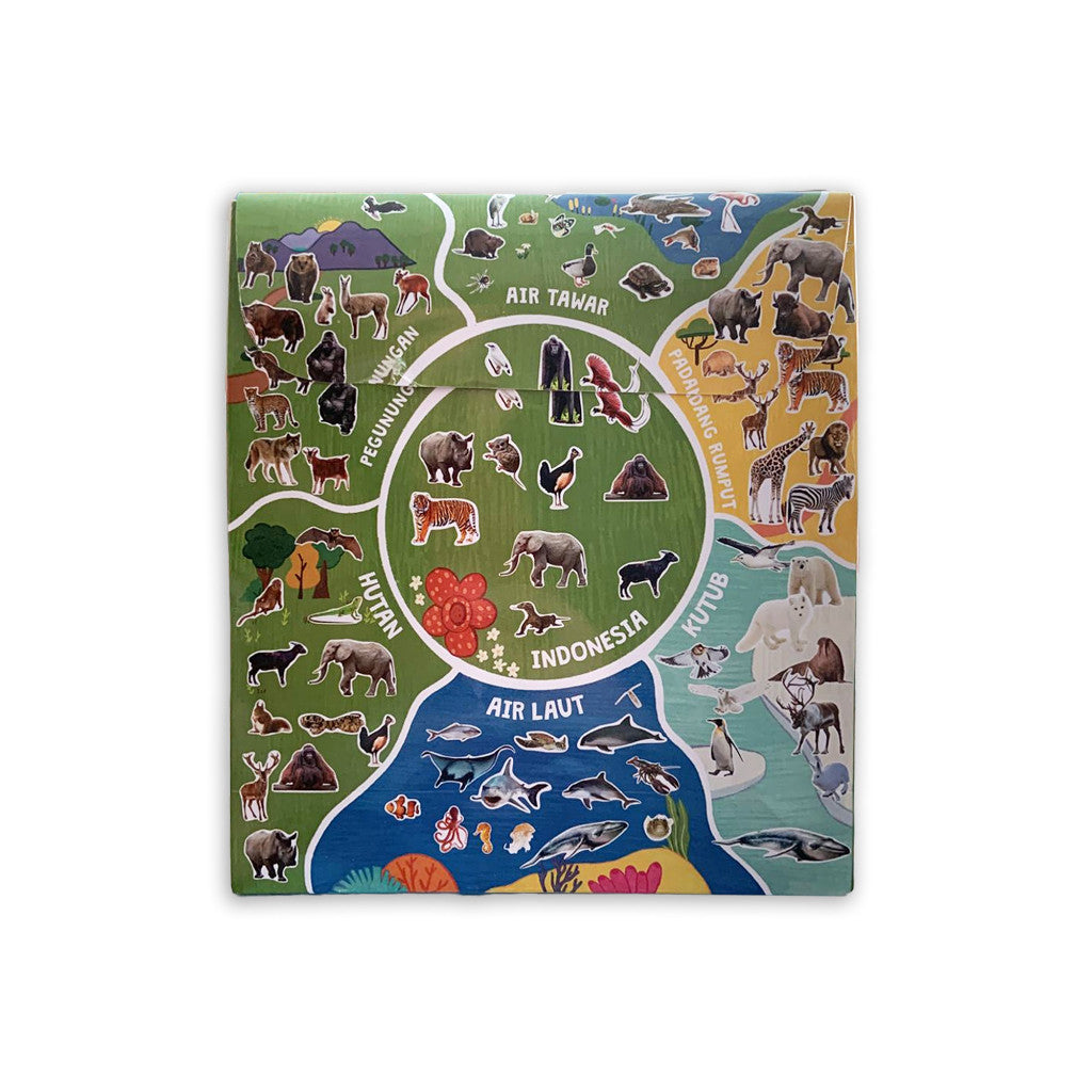 Tentang Anak - Velcro Activity Book: Hewan dan Habitatnya | Busy Book | Buku Anak
