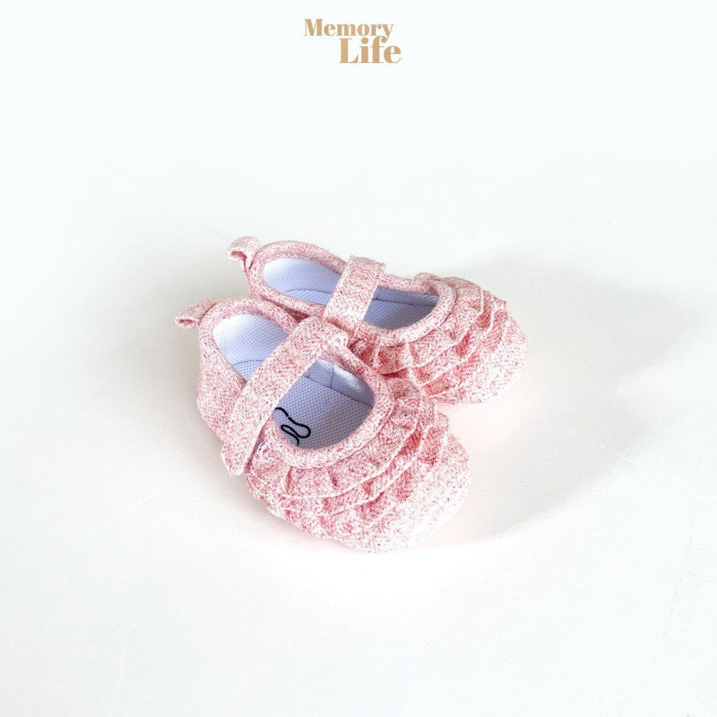 MemoryLife - Prewalker Wavy Lace | Sepatu Prewalker Premium Bayi Perempuan Umur 0 Bulan - 18 Bulan