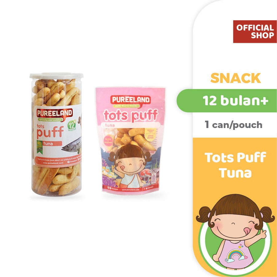 Pureeland Soes Mini MPASI / Baby Puff / MPASI Bayi Organik / Makanan Bayi / Snack Bayi