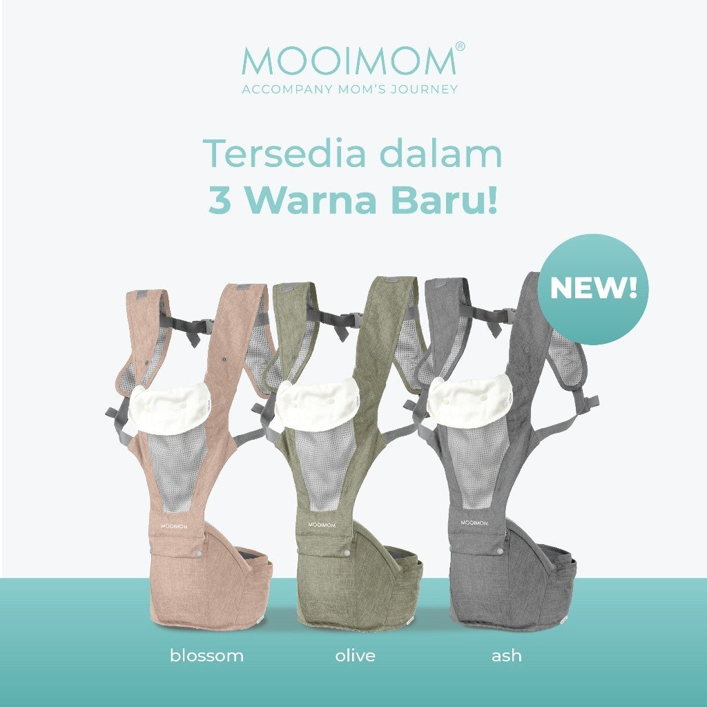 Gendongan Bayi Hipseat Tidak Gerah & Simple - Breathable Hipseat Carrier MOOIMOM