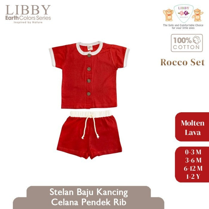 LIBBY Earth Stelan Rocco Set Pendek Celana Pendek Seri 2 (1stel/pack)