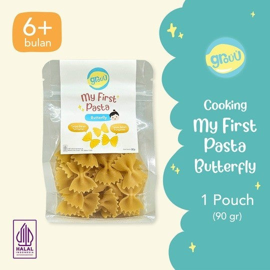 Grouu - My First Pasta ALL VARIAN / Cemilan Bayi MPASI SEHAT / NO MSG