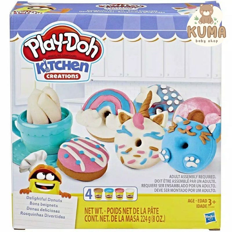Play-Doh / Playdoh Kitchen Creations Delightful Donuts E3344