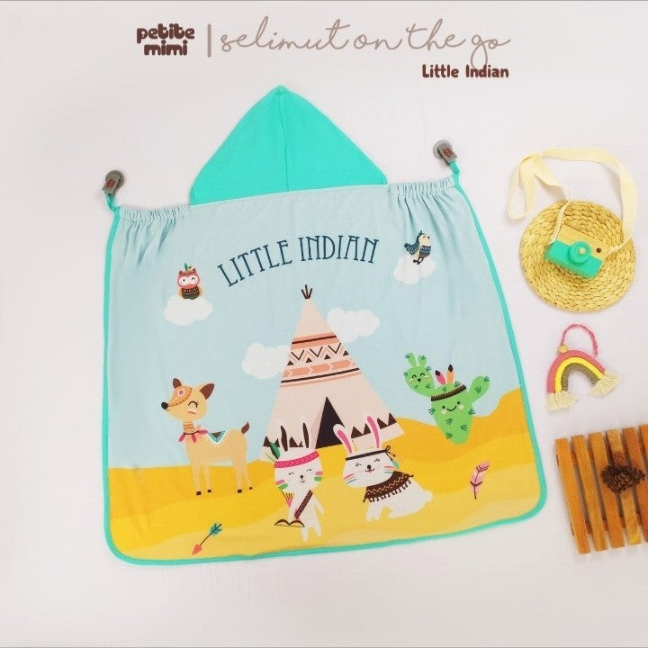 Petite Mimi PREMIUM On The Go Blanket - Selimut Topi Multifungsi untuk Apron Menyusui - SNI -Multiuse