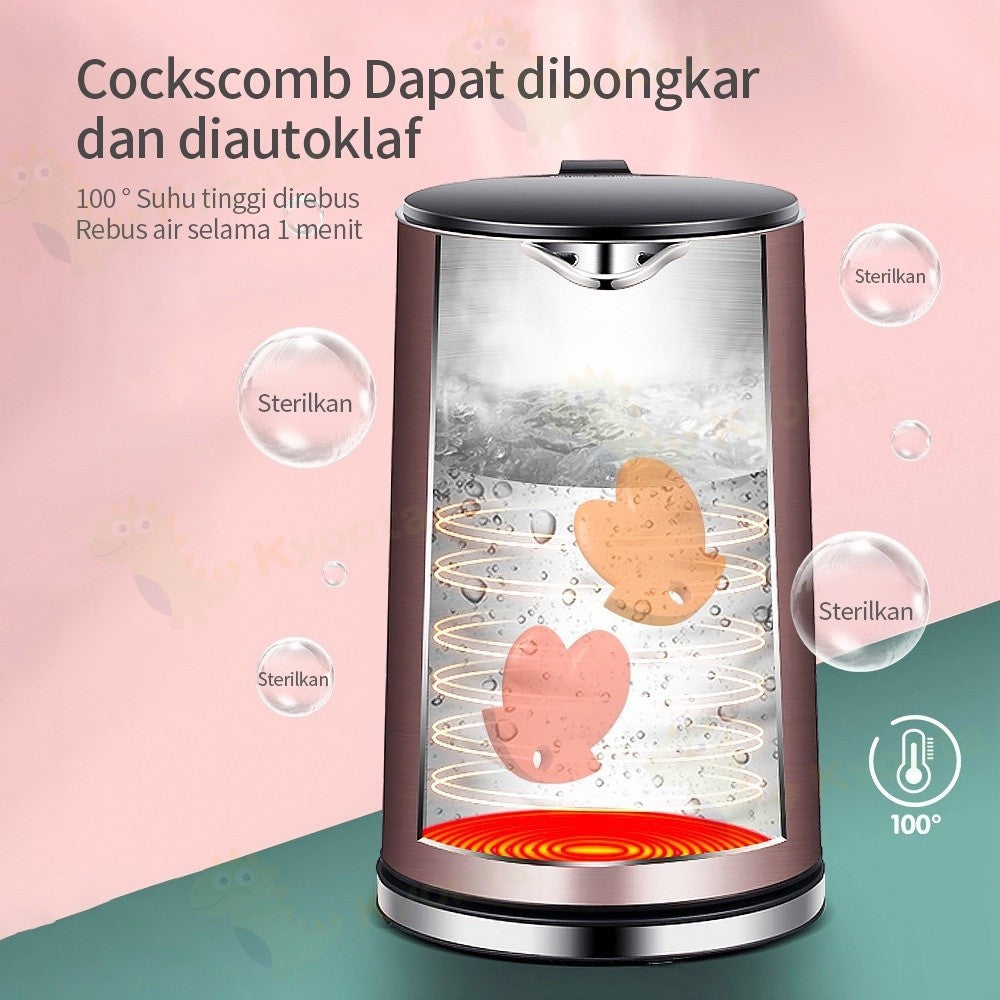 Kyopta Mainan bayi telepon dengan gigitan dan musik mainan edukasi anak