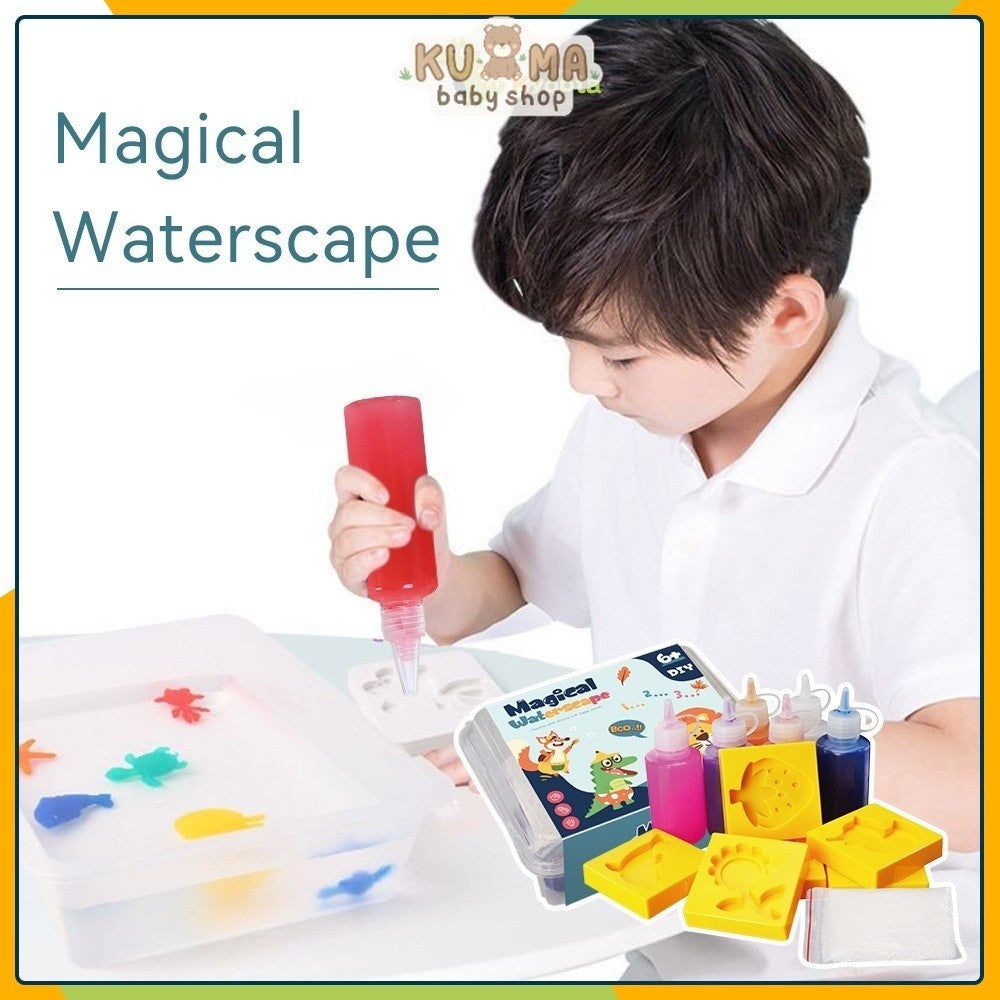 Kyopta Magical waterscape water jelly kreatifitas anak edukasi magical waterscape refill