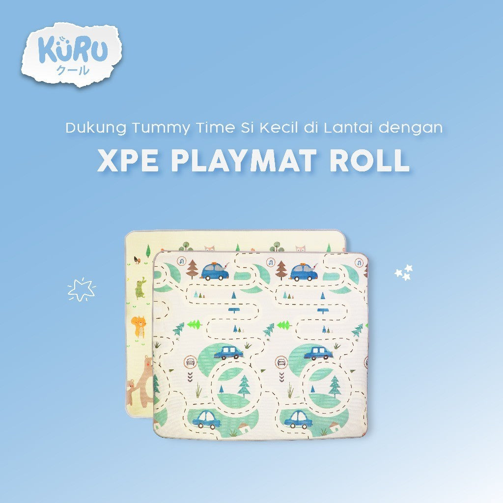 KURU PM3 XPE Roll Playmat Bayi | Karpet Matras Bermain Anak 180 x 200