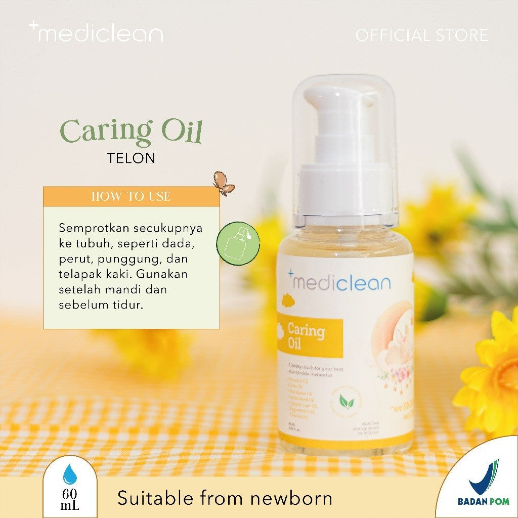 Mediclean Caring Oil - Minyak Telon Anti Kolik dan Kembung