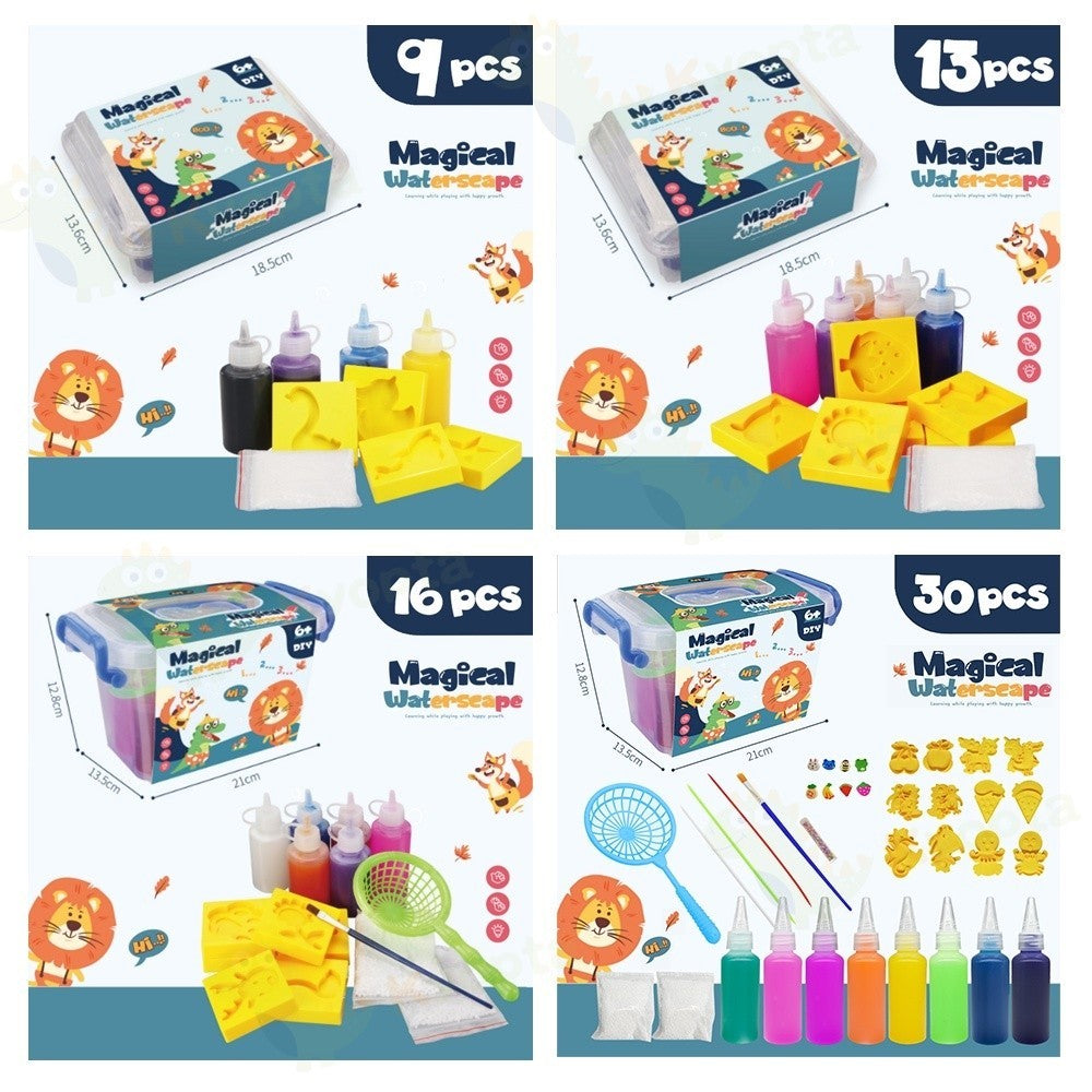 Kyopta Magical waterscape water jelly kreatifitas anak edukasi magical waterscape refill
