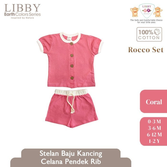 LIBBY Earth Stelan Rocco Set Pendek Celana Pendek Seri 2 (1stel/pack)