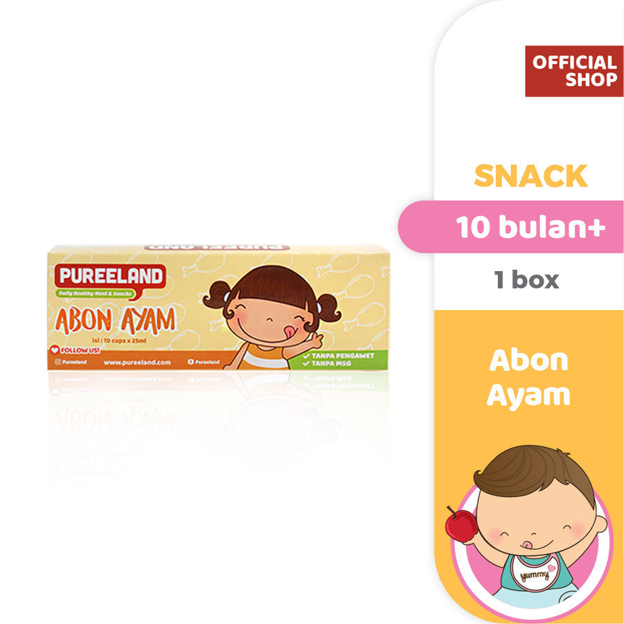 Pureeland Baby Floss / MPASI Bayi Organik / Makanan Bayi / Snack Bayi