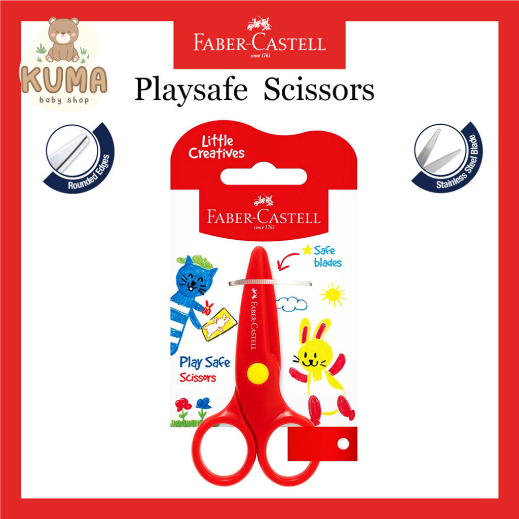 Little Creatives / Gunting Faber Castell Anak TK / Play Safe Scissors