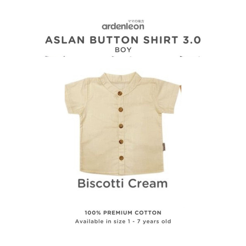 Ardenleon Kemeja Anak Laki Boy Aslan Button Shirt 3.0