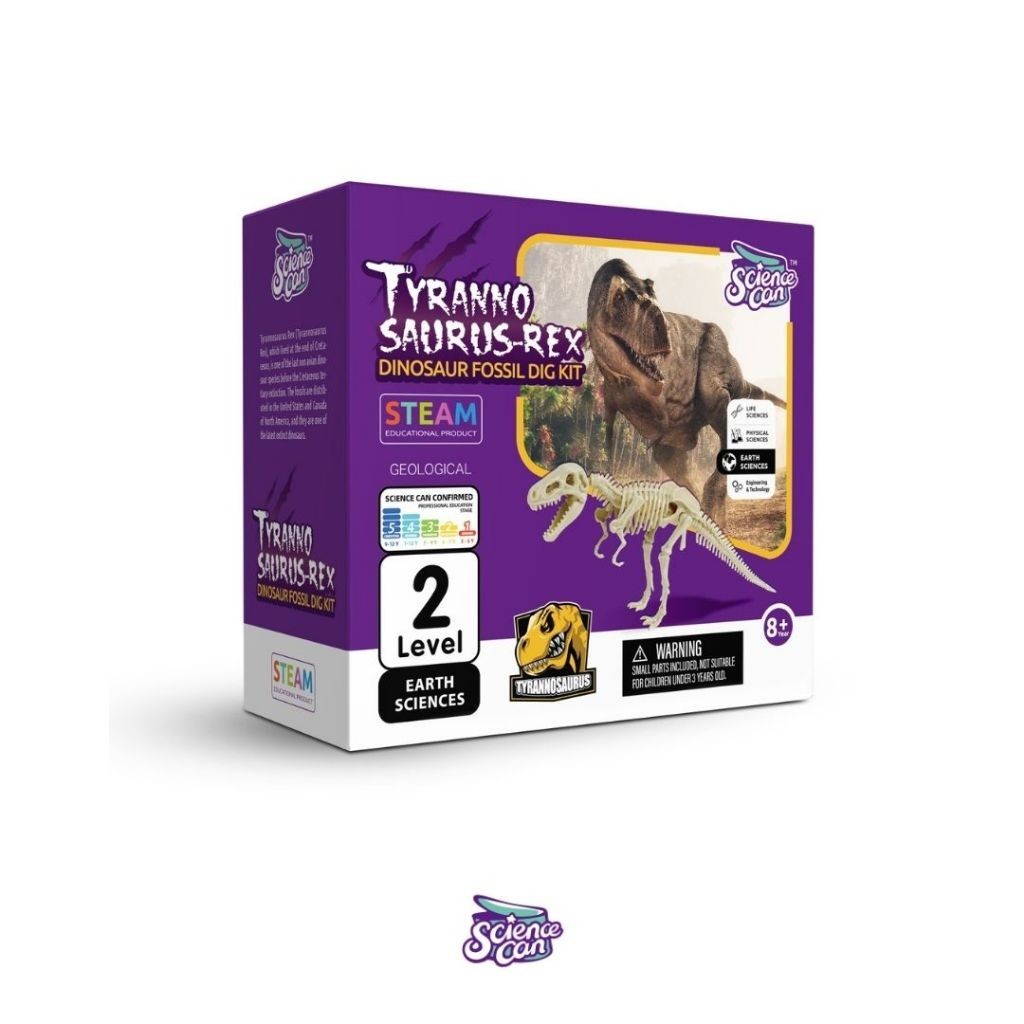 Sciencecan Fossil T-Rex Kit Mainan Edukasi Fosil Dinosaurus